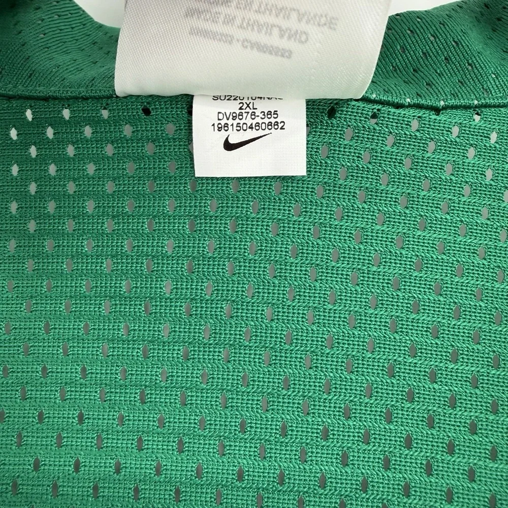 Nike Men's 2XL Sportswear Uphoria Project Mesh Floral Green Shirt DV9676-365 NWT